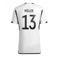 Echipament fotbal Germania Thomas Muller #13 Tricou Acasa Mondial 2022 maneca scurta